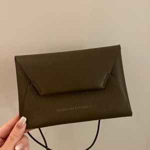 Brunello Cucinelli Leather Envelope Cross Body